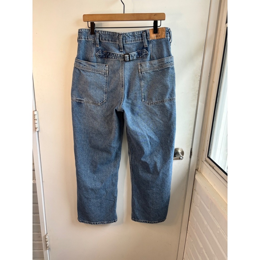 We‎ The Free Free People Major League Wide Leg Jeans Size 29 Boho slouchy baggy - Picture 5 of 11